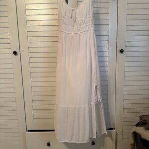 Hollister White Maxi Dress